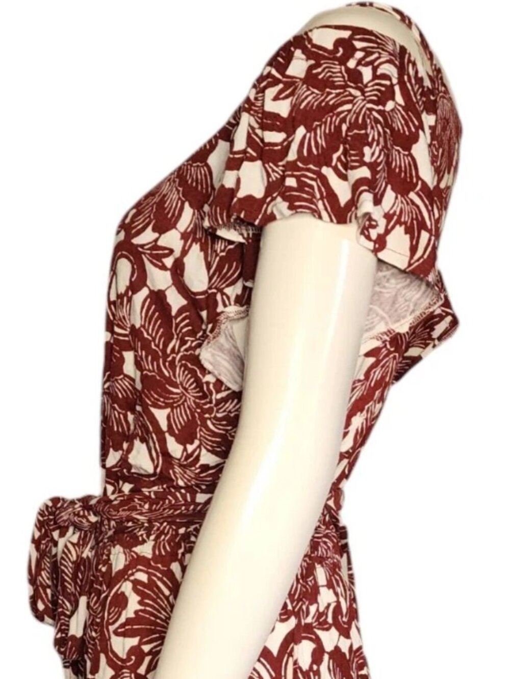 Women’s Maroon Floral Maxi Dress
